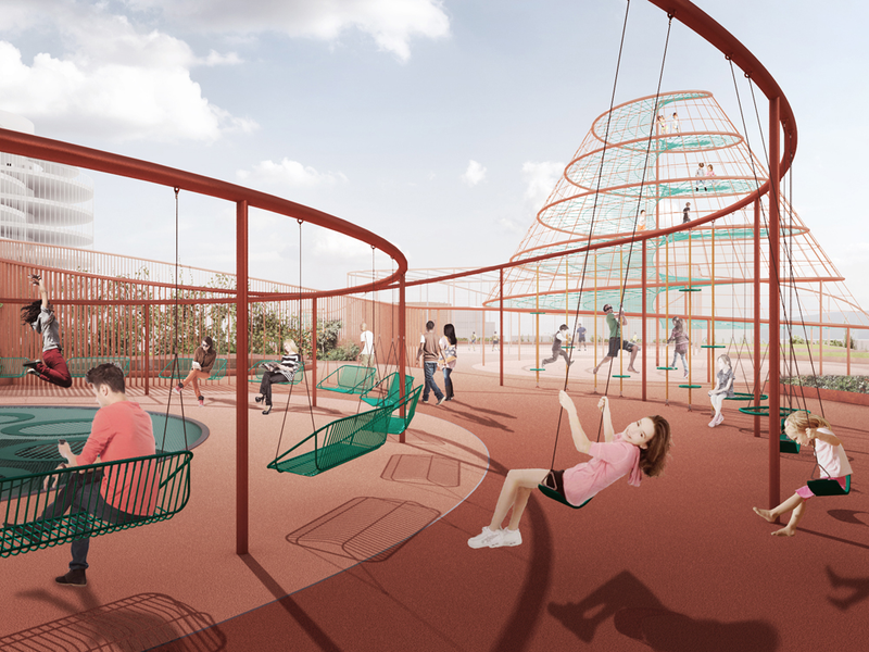 Illustration for article titled A Plan To Turn Your Local Parking Garage Into Your Local Playground
